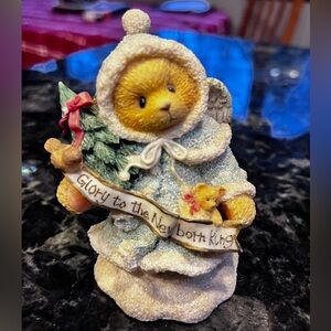 Cherished Teddy Holiday Bear Figurine -Glory